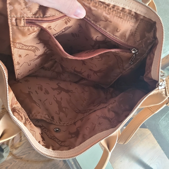 LONGCHAMP Highly Coveted Light Tan Le Pliage Bag - Picture 11 of 15